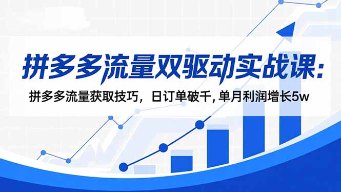 揭秘拼多多自然流量暴涨的底层逻辑：从0到万单的实战指南